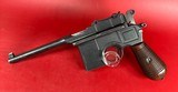 German Mauser Broomhandle 7.63x25mm C96, Stock Holster. Excellent Condition - 2 of 19