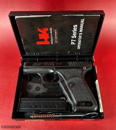Heckler & Koch (H&K), P7 PSP 9mm Boxed, tools, papers. Excellent Condition