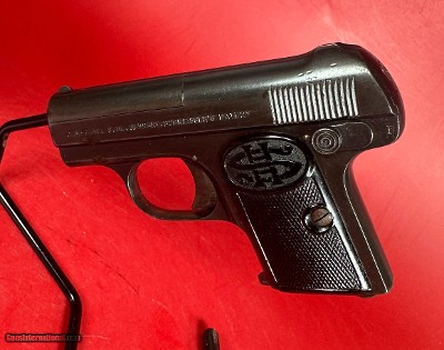 C.G. Haenel Suhl Schmeisser Model 1 25 ACP Excellent condition Rare