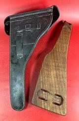 WWI 1918 DWM P08 Artillery Luger STOCK HOLSTER 8