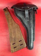 WWI 1918 DWM P08 Artillery Luger STOCK HOLSTER 8
