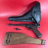 WWI 1918 DWM P08 Artillery Luger STOCK HOLSTER 8