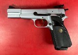 1993 Browning Hi power, Silver Chrome, Gold Trigger, Adj Sights, 9mm. Mint - 11 of 13