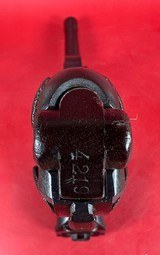 WWII 1942 Mauser BYF P08 Luger 9mm. Excellent condition. - 9 of 14