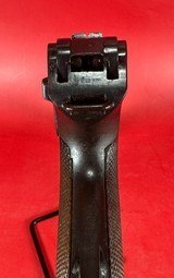 WWII 1942 Mauser BYF P08 Luger 9mm. Excellent condition. - 5 of 14
