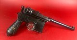 German Mauser Broomhandle 7.63x25mm C96, Stock Holster. Excellent Condition - 3 of 18