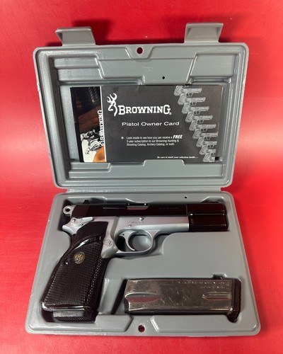 2003 Belgium Browning Hi power, Two Tone, Practical 40 S&W LNIB. Rare