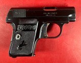 1921 Colt M1908 Vest Pocket Hammerless .25 ACP Excellent Condition - 2 of 11