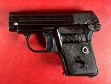 1921 Colt M1908 Vest Pocket Hammerless .25 ACP Excellent Condition - 1 of 11