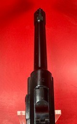 WWII 1942 Mauser BYF P08 Luger 9mm. Matching. Full Rig. Excellent condition - 7 of 18
