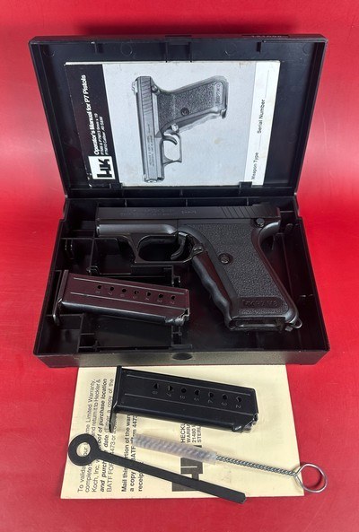 1995 Heckler & Koch HK P7 M8 9mm 2 mags. H&K. Rare. LNIB P7M8
