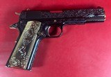 CUSTOM Colt 1911 Government. High Polished, Engraved, Gold Plated. 45 ACP - 11 of 14
