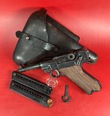 WWI 1915 DWM Luger P08 9mm Luger. Holster. 2 mags. Tool. Excellent - 1 of 16