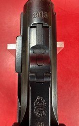 WWI 1915 DWM Luger P08 9mm Luger. Holster. 2 mags. Tool. Excellent - 8 of 16