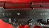 WWII 1943 WALTHER P38 CYQ Spreewerk. 9mm Excellent condition. - 13 of 15