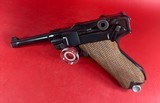 WWII 1939 Mauser 42 P08 Luger Matching. 9mm. Excellent condition. - 1 of 14