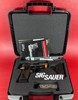 Sig Sauer P938 Equinox. 9mm. Night Sights. Wood Grips. Holster. LNIB - 1 of 14