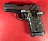 Sig Sauer P938 Equinox. 9mm. Night Sights. Wood Grips. Holster. LNIB - 11 of 14