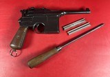 1920s Mauser Broom Handle Bolo 7.63x25mm C96, Excellent Condition