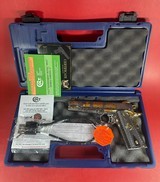 CUSTOM Colt 1911 Polished Stainless, Black, Engraved, Gold Plated 38 Super - 13 of 14