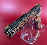 NIB Colt 1911 Government. Engraved, Gold Plated .38 Super. Stunning. - 3 of 16