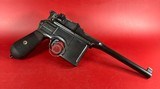 German Mauser Broomhandle 7.63x25mm C96, Original Stock. Holster. Excellent condition - 3 of 20