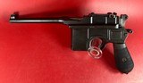 German Mauser Broomhandle 7.63x25mm C96, Original Stock. Holster. Excellent condition - 2 of 20