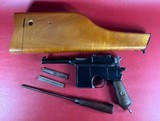 1920s Mauser Broom Handle Bolo 7.63x25mm C96, Excellent Condition