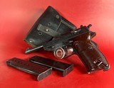 WWII Mauser / Walther P38 BYF 43 9mm Excellent Condition - 1 of 18