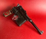 German Mauser Broomhandle Red 9. 9mm luger. Excellent Condition. C96. Rare - 3 of 16