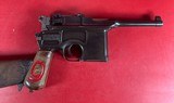German Mauser Broomhandle Red 9. 9mm luger. Excellent Condition. C96. Rare - 13 of 16