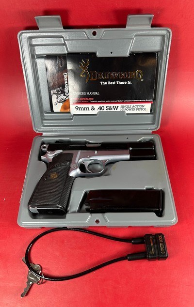 1994 Belgium Browning Hi power, Two Tone, Practical 9mm LNIB. Rare