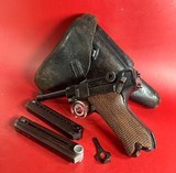 WWII 1936 Mauser P08 Luger S/42 9mm. Matching. Full Rig Excellent condition