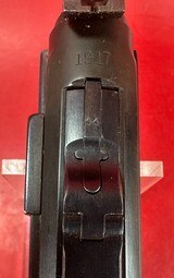 WWI 1917 DWM P08 Artillery Luger STOCK HOLSTER TOOLS 9mm Excellent MATCHING - 8 of 20