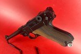 WWII 1938 Mauser S/42 P08 Luger 9mm. Excellent condition.