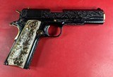 CUSTOM Colt 1911 Government. High Polished, Engraved, Gold Plated. 45 ACP - 11 of 14
