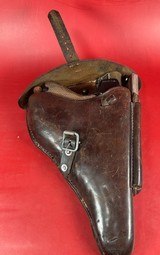 WWII 1937 Mauser BYF P08 Luger 9mm. Holster. 2 mags. Excellent condition - 17 of 19