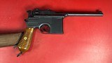 German Mauser Broomhandle 7.63x25mm C96, Stock Holster. Excellent Condition - 12 of 17 German Mauser Broomhandle 7.63x25mm C96, Stock Holster. Excellent Condition - 12 of 17