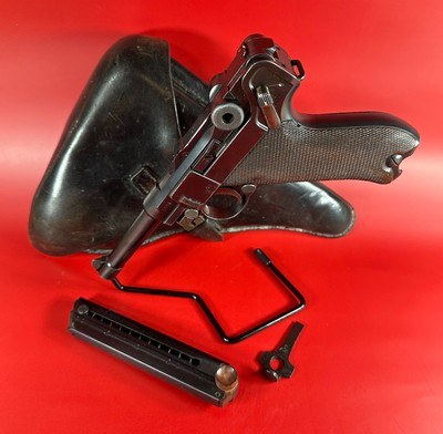 WWI 1913 German DWM Luger Pistol P08 9mm. Matching. Excellent Condition