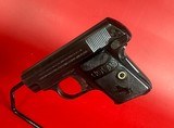 1919 Colt M1908 Vest Pocket Hammerless .25 ACP Excellent Condition - 2 of 12