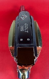 NIB Colt 1911 Government. Engraved, Gold Plated .38 Super. Stunning. - 8 of 16