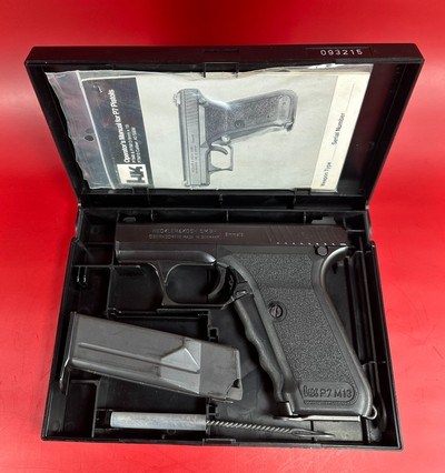 Heckler & Koch HK P7 M13 9mm H&K. Near Mint. Rare Excellent P7M13