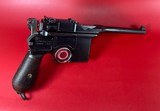 German Mauser Broomhandle 7.63x25mm C96, Stock Holster. Excellent Condition - 2 of 16