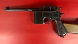 German Mauser Broomhandle 7.63x25mm C96, Stock Holster. Excellent Condition - 12 of 16