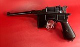German Mauser Broomhandle 7.63x25mm C96, Stock Holster. Excellent Condition - 3 of 16