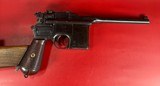 German Mauser Broomhandle 7.63x25mm C96, Stock Holster. Excellent Condition - 13 of 16