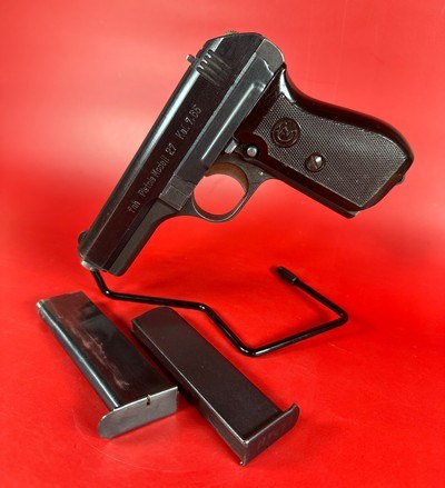 WW2 German MARKED CZ Model 27. 7.65mm 2 mags. Excellent Condition. vz.27