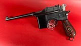 German Mauser Broomhandle Red 9. 9mm luger. Excellent Condition. C96. Rare - 2 of 17