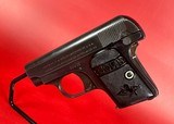 1913 Colt M1908 Vest Pocket Hammerless .25 ACP Excellent Condition