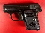 1913 Colt M1908 Vest Pocket Hammerless .25 ACP Excellent Condition - 9 of 11